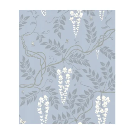 Egerton wallpaper in Blue by Cole & Son, botanical & floral pattern