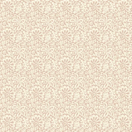 Flora wallpaper in Blush by G P & J Baker, botanical & floral pattern