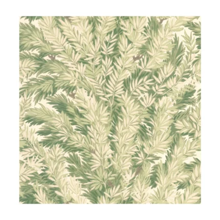 Florencecourt wallpaper in Olive by Cole & Son, botanical & floral pattern