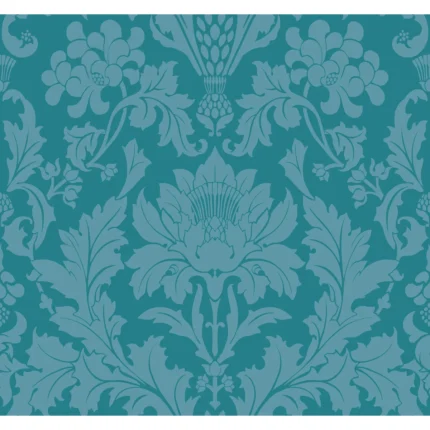 Fonteyn wallpaper in Teal by Cole & Son
