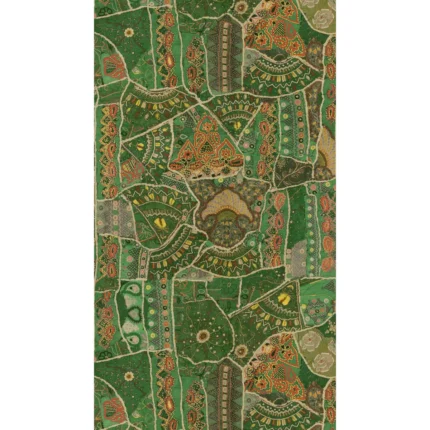 Front Row wallpaper in Jewel Green by G P & J Baker