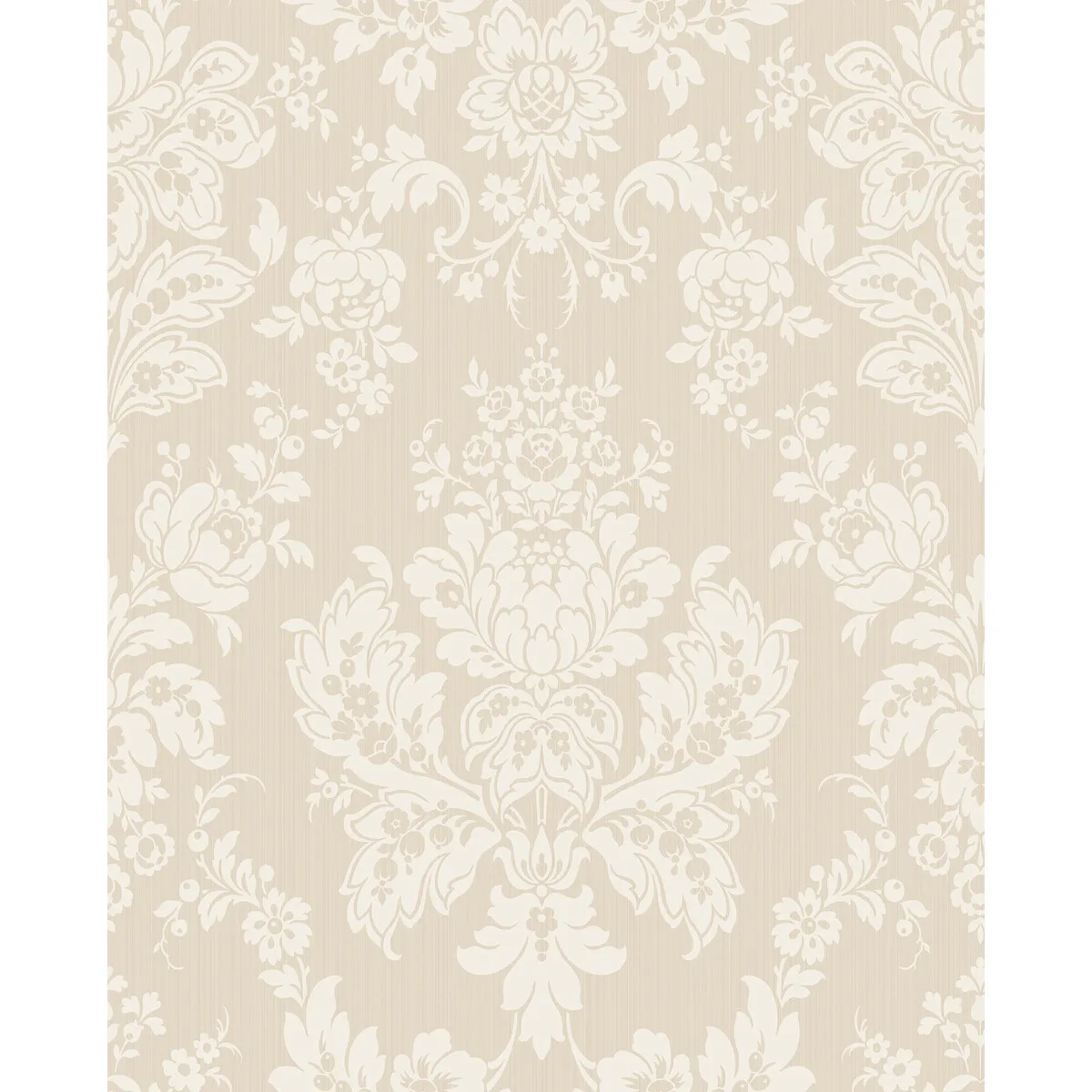 Giselle Linen Wallpaper - Mariinsky Damask Collection by Cole & Son - Shop Safe in Houston Wallpapering Giselle wallpaper in Linen by Cole & Son