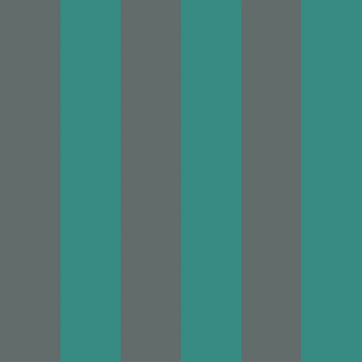 Glastonbury Str wallpaper in Teal and Charcoal by Cole & Son