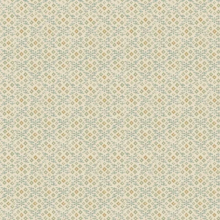 Grantly wallpaper in Aqua by G P & J Baker, botanical & floral pattern