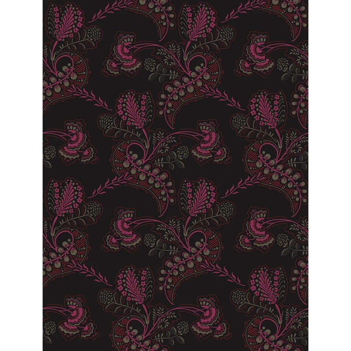 Hartford wallpaper in Noir by Cole & Son