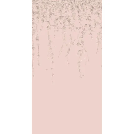 Hummingbirds Flora mural in Pink/grey by Cole & Son, animal/insects pattern