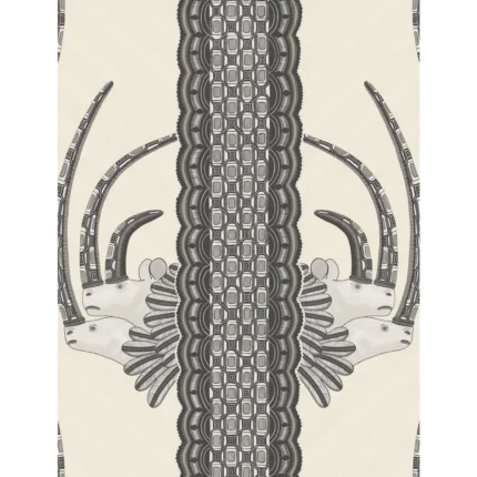 Jabu wallpaper in Black and White by Cole & Son