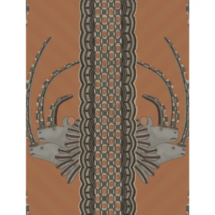 Jabu wallpaper in Tan by Cole & Son