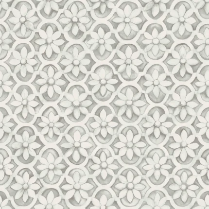 Jali Trellis wallpaper in Stone by Cole & Son