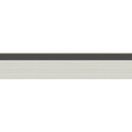Jaspe Border wallpaper in Linen Black/gold by Cole & Son