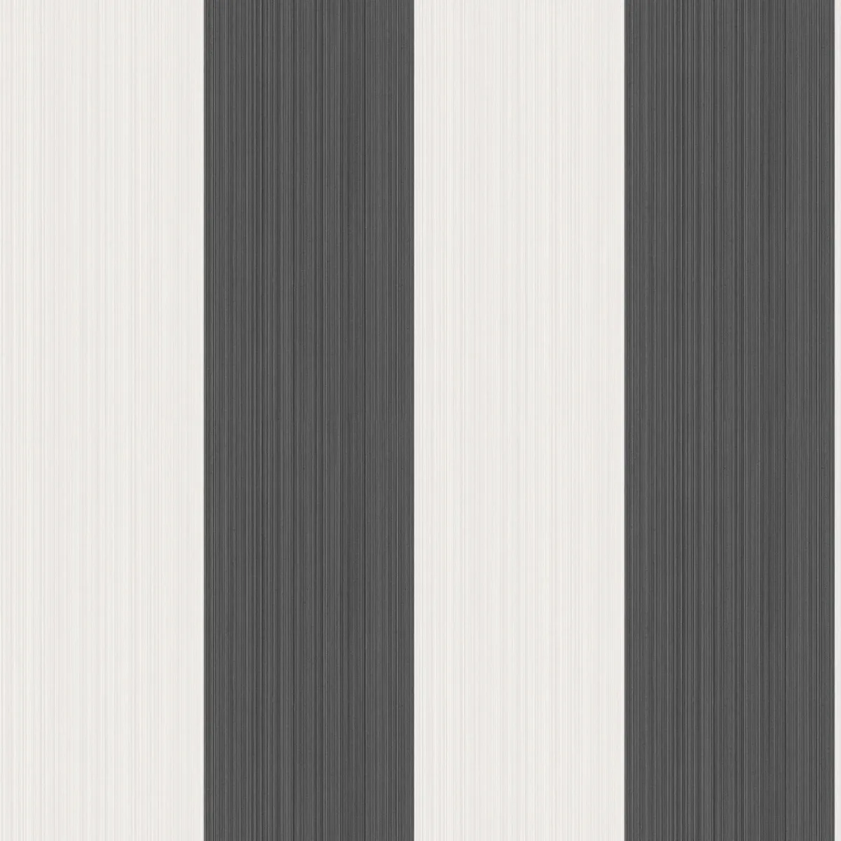 Jaspe Stripe wallpaper in Black and White by Cole & Son