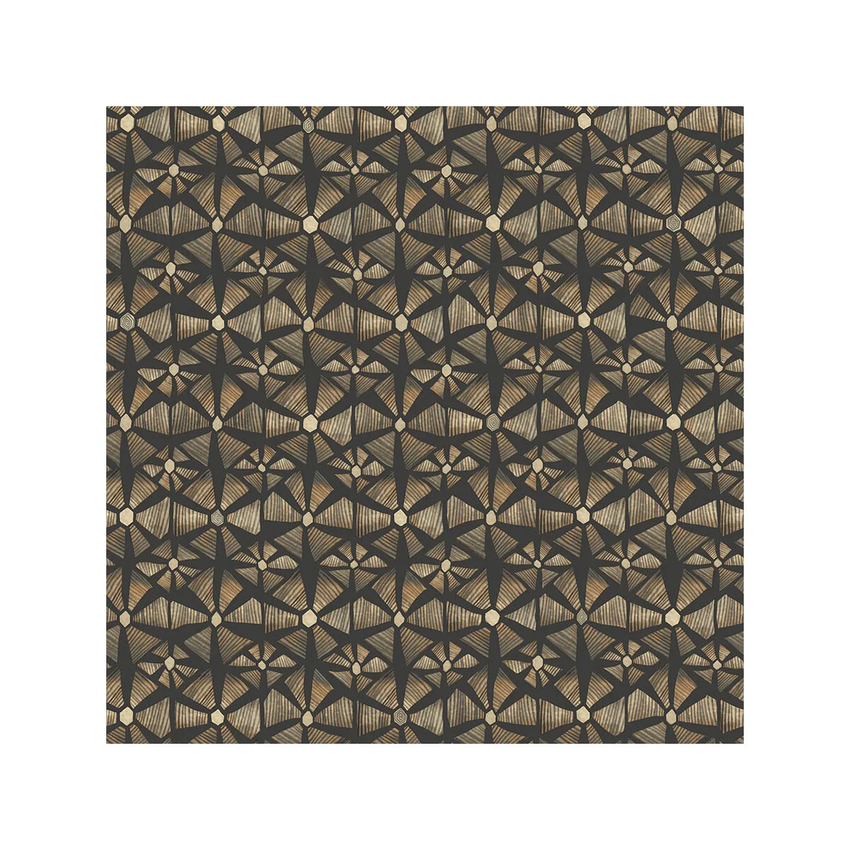 Kalahari wallpaper in Spice and Black by Cole & Son