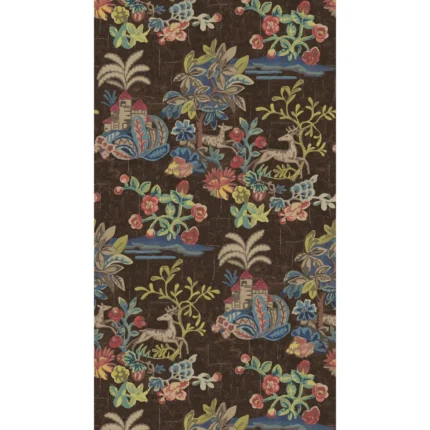 Knight's Tale wallpaper in Cocoa by G P & J Baker