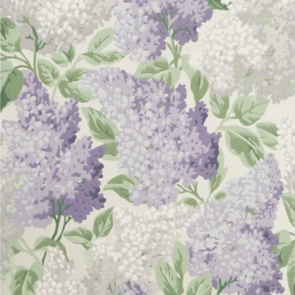 Lilac wallpaper in Lilac/dove/white by Cole & Son