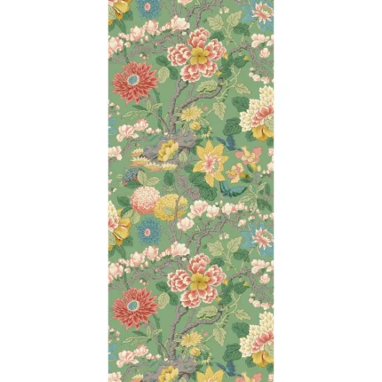 Little Magnolia wallpaper in Emerald by G P & J Baker, botanical & floral pattern