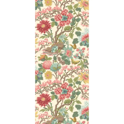 Little Magnolia wallpaper in Rose Madder by G P & J Baker, botanical & floral pattern