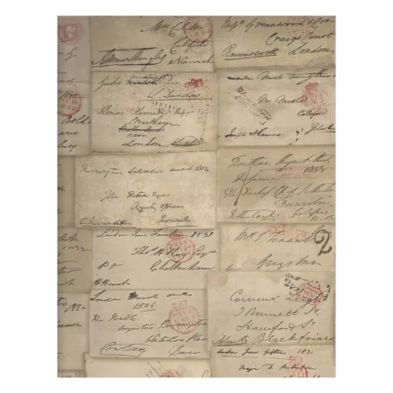 Love Letter wallpaper in Parchment by Kravet Couture, novelty pattern