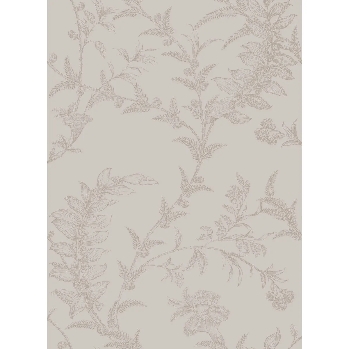 Ludlow Tan Wallpaper by Cole & Son - Shop Safe in Houston Wallpapering Ludlow wallpaper in Tan by Cole & Son, botanical & floral pattern