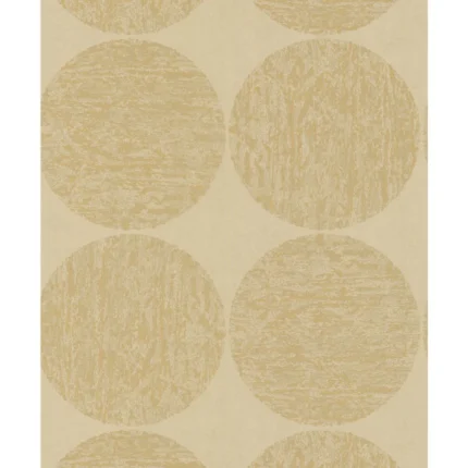 Luna wallpaper in Gold/tan by Cole & Son, dots pattern