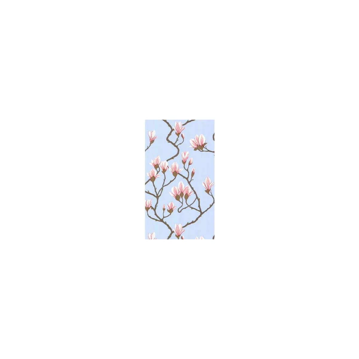Magnolia Wp wallpaper in Pale Blue by Cole & Son, botanical & floral pattern
