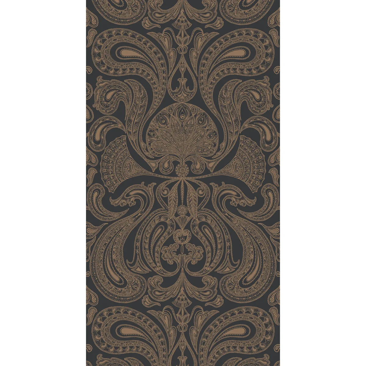 Malabar wallpaper in Bronze/black by Cole & Son