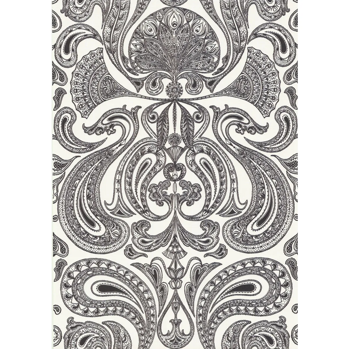Malabar wallpaper in White/b by Cole & Son