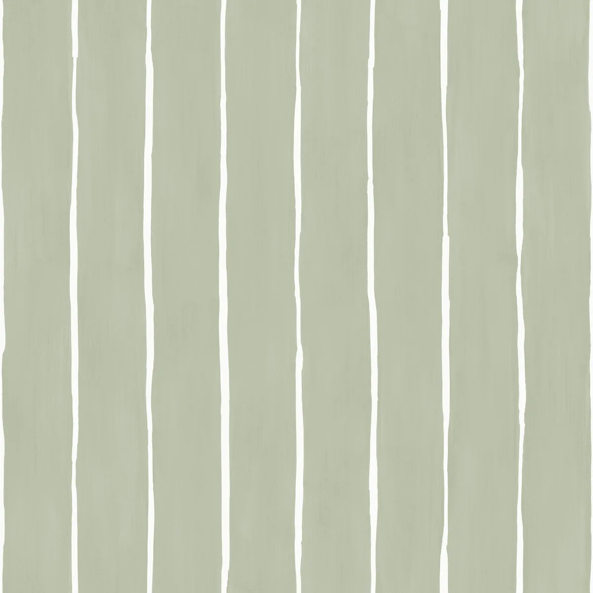 Marquee Stripe wallpaper in Soft Olive by Cole & Son