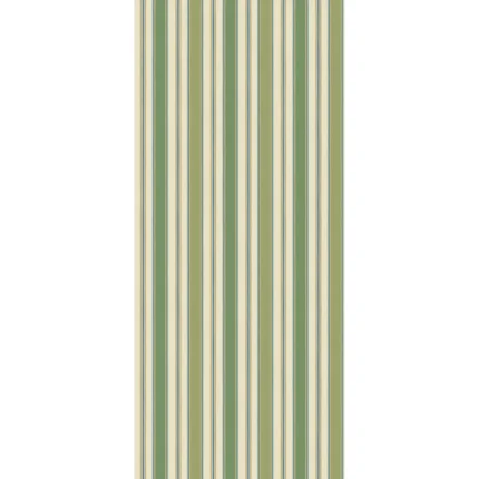 Melbourne Stripe wallpaper in Green/blue by G P & J Baker, stripes pattern