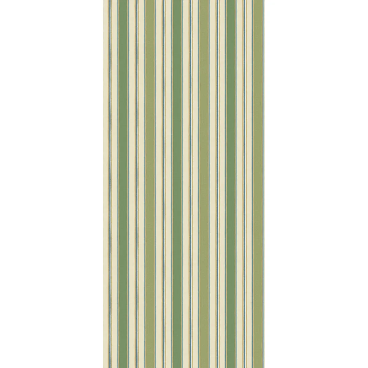 Melbourne Stripe wallpaper in Green/blue by G P & J Baker, stripes pattern