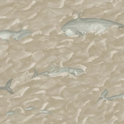 Melville wallpaper in Pearl by Cole & Son