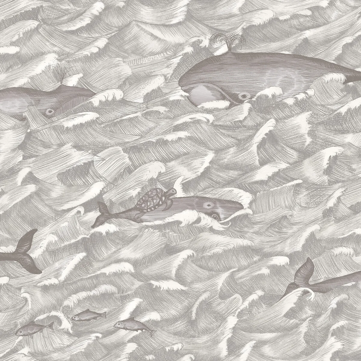Melville Sft Blk & Wht Wallpaper - Whimsical Collection by Cole & Son - Shop Safe in Houston Wallpapering Melville wallpaper in Sft Blk and Wht by Cole & Son
