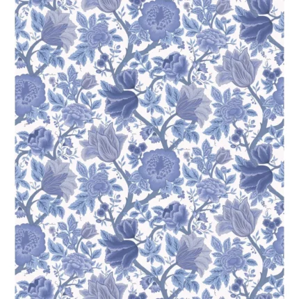 Midsummer Bloom wallpaper in Hyacinth by Cole & Son, botanical & floral pattern