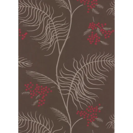 Mimosa wallpaper in Charcoal by Cole & Son, botanical & floral pattern