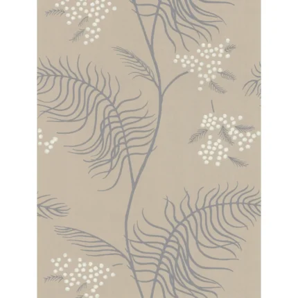 Mimosa wallpaper in Sandstone by Cole & Son, botanical & floral pattern