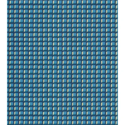 Mosaic wallpaper in Blue and Gold by Cole & Son
