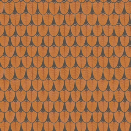 Narina wallpaper in Burnt Orange by Cole & Son