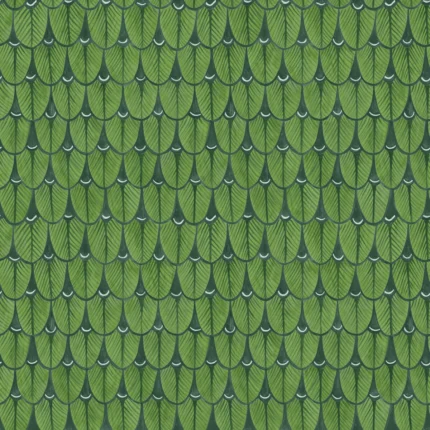 Narina wallpaper in Leaf Green by Cole & Son