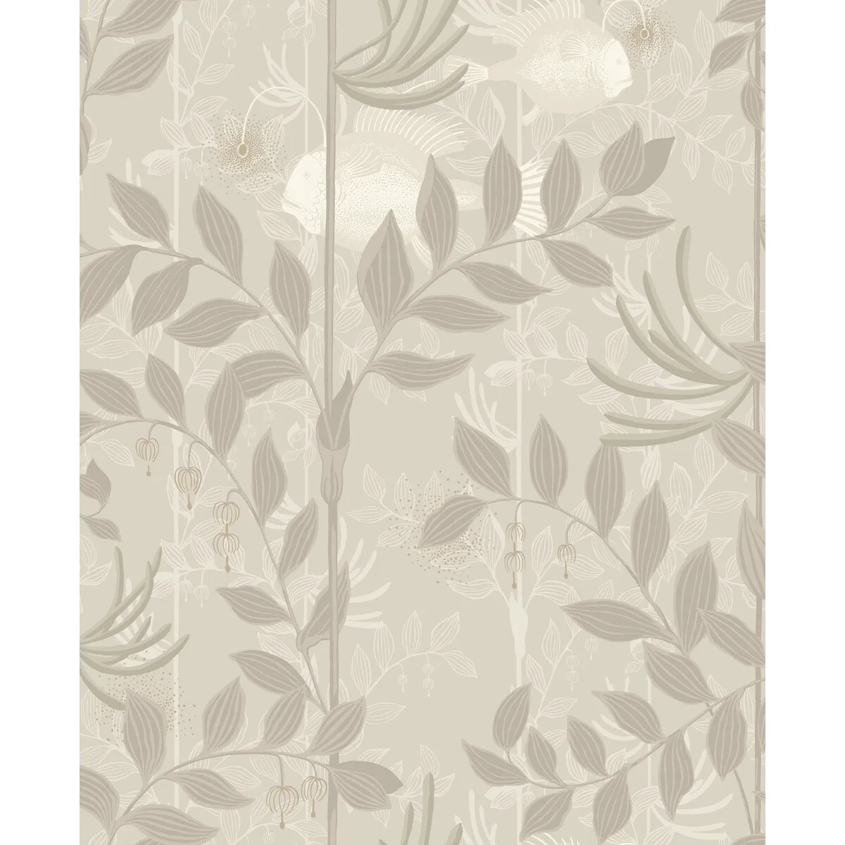 Nautilus Neutral & Sil Wallpaper - Whimsical Collection by Cole & Son - Shop Safe in Houston Wallpapering Nautilus wallpaper in Neutral and Sil by Cole & Son