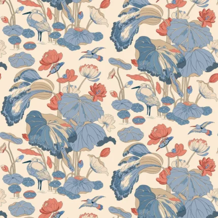 Nympheus wallpaper in Jubilee by G P & J Baker