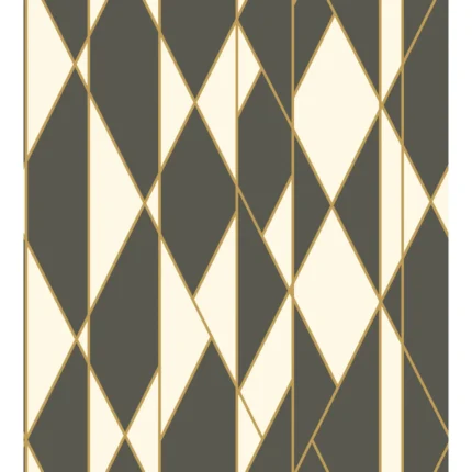 Oblique Wp wallpaper in Black and White by Cole & Son