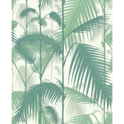 Palm Jungle wallpaper in Forest Gre/w by Cole & Son, botanical & floral pattern