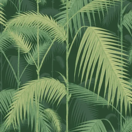 Palm Jungle wallpaper in Leaf Green by Cole & Son