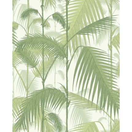 Palm Jungle wallpaper in Olive Gre/white by Cole & Son, botanical & floral pattern