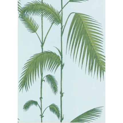 Palm Leaves wallpaper in Pale Bl by Cole & Son, botanical & floral pattern