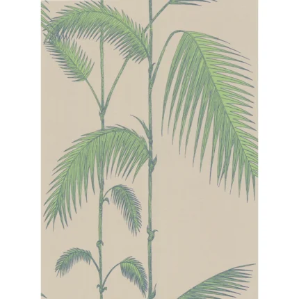 Palm Leaves wallpaper in Taupe/g by Cole & Son, botanical & floral pattern