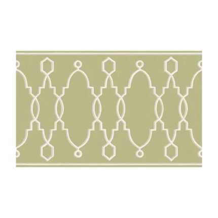 Parterre Border wallpaper in Leaf Green by Cole & Son