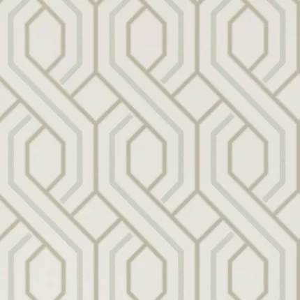 Parterre wallpaper in Soft Blue by G P & J Baker, modern pattern