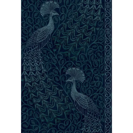 Pavo Parade wallpaper in M Petrol/ink by Cole & Son