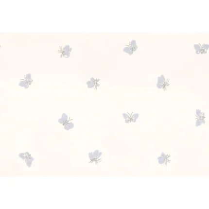 Peaseblossom wallpaper in White and Lilac by Cole & Son