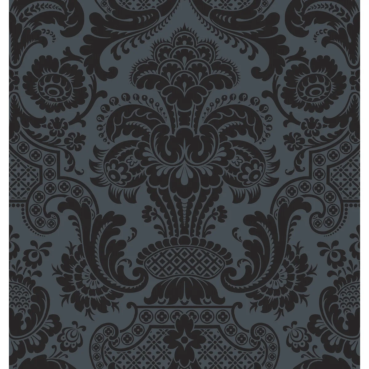 Petrouchka wallpaper in Charcoal by Cole & Son
